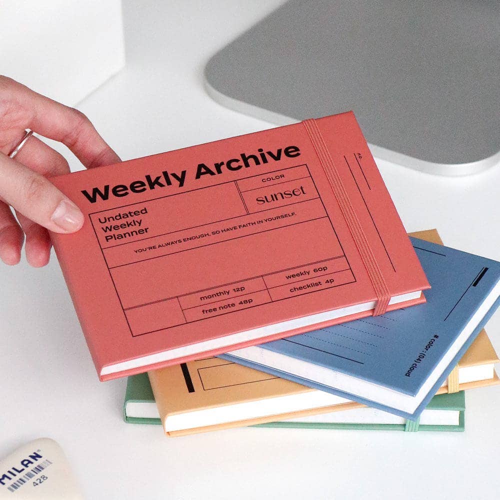 Iconic Undated Weekly Archive Planner