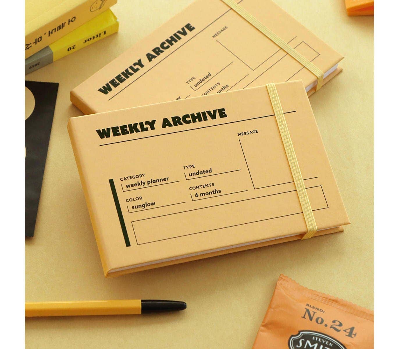 Iconic Undated Weekly Archive Planner