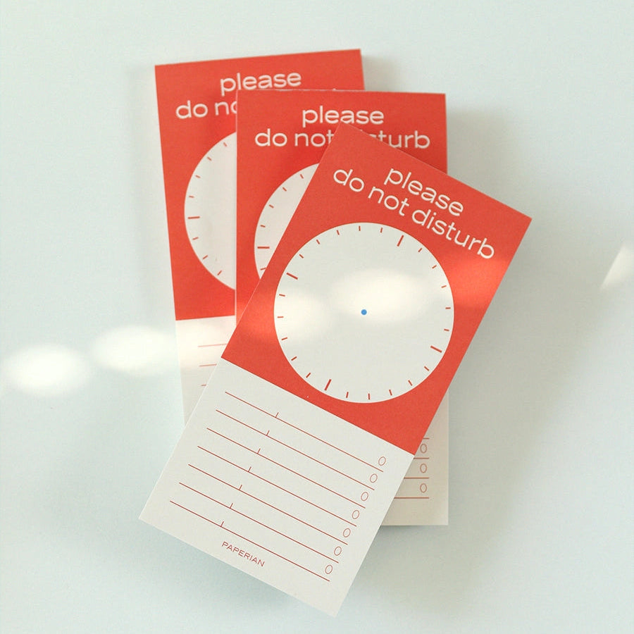 Do Not Disturb Memopad