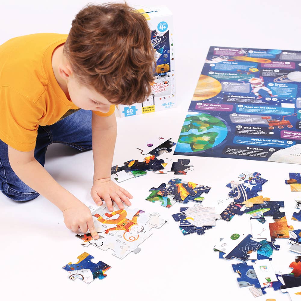 Banana Panda Observation Puzzle Space Educational Puzzle