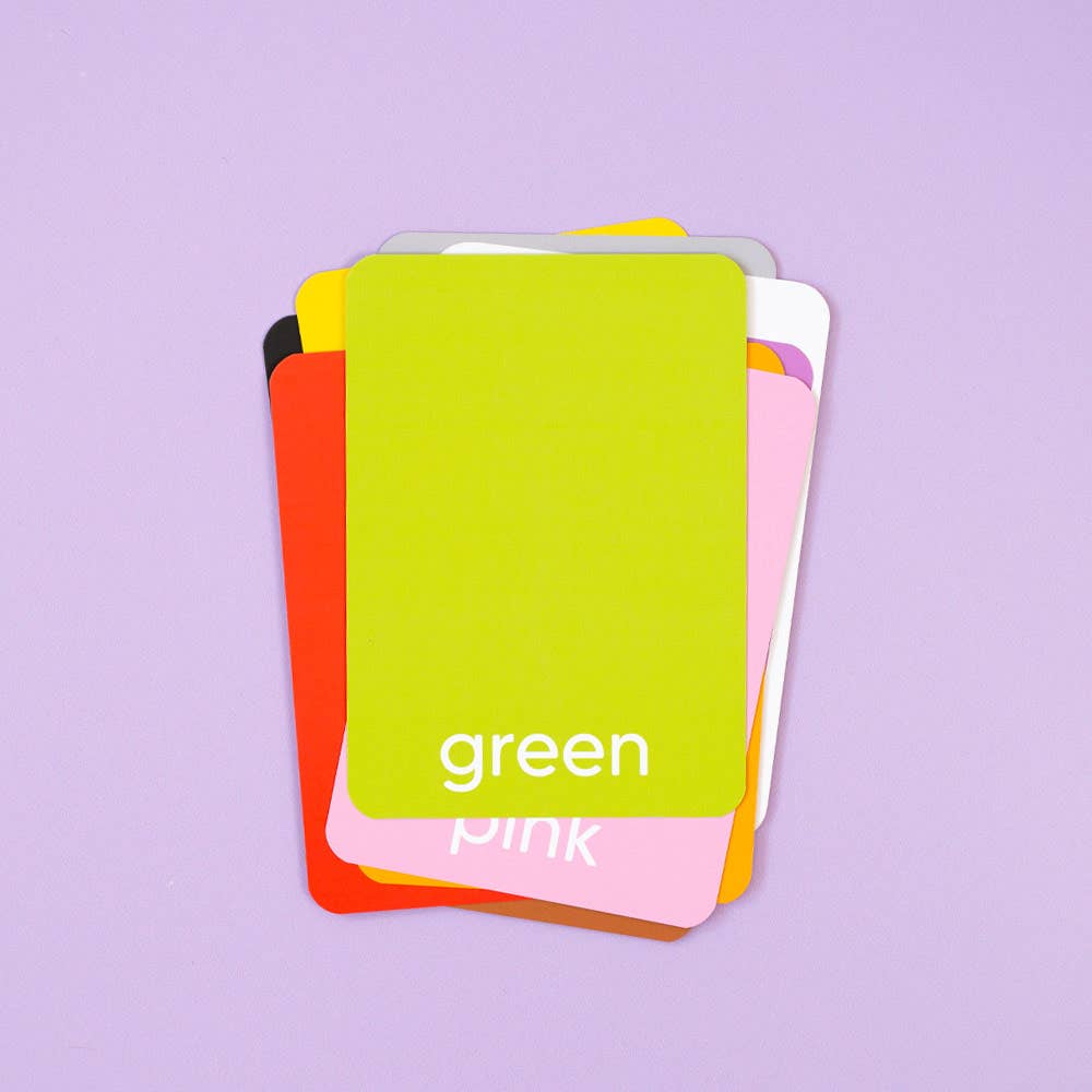Priya & Peanut Colour Flash Cards for toddlers 18 months plus