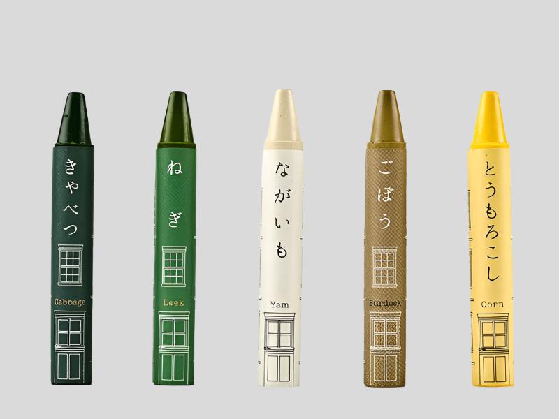 Vegetable Waste Crayons