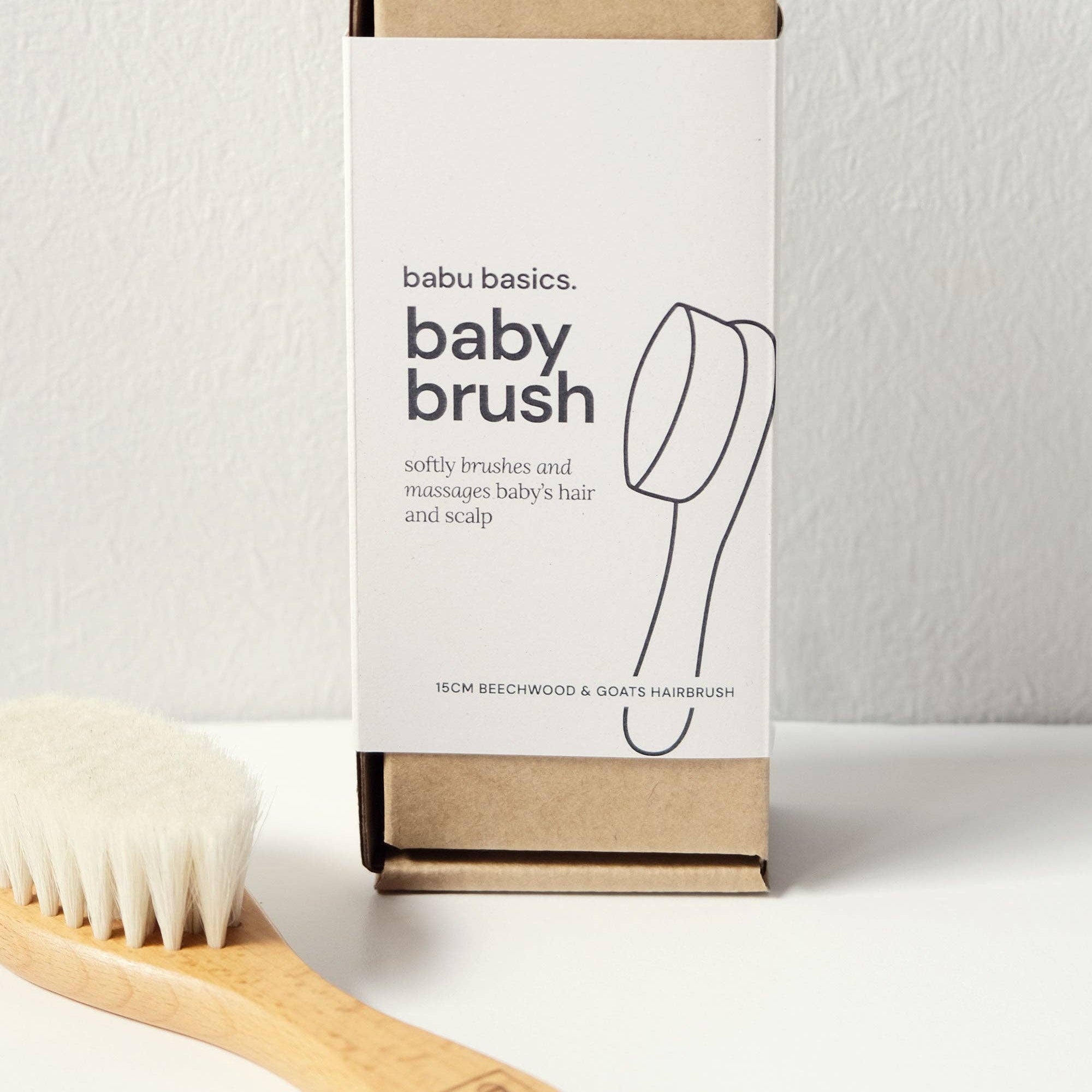 Wooden Baby Hairbrush