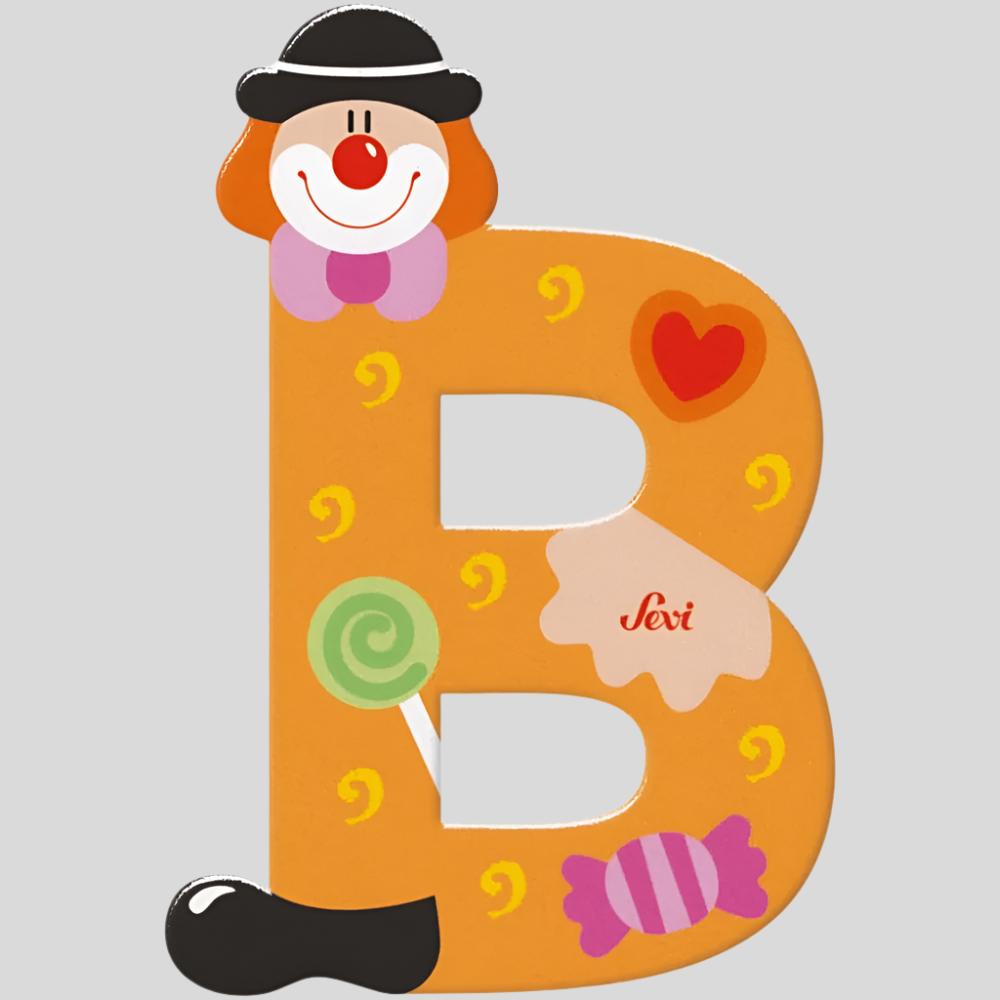 Sevi Wooden Clown Letters