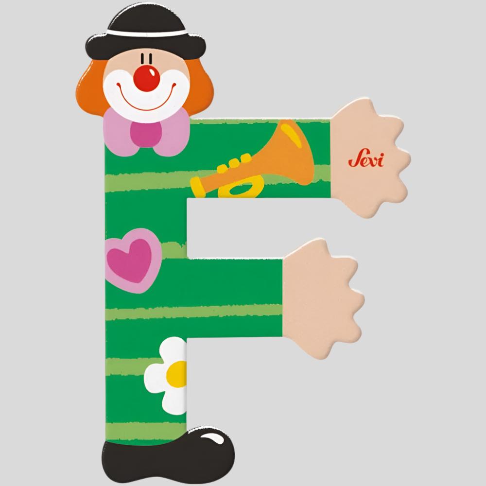 Sevi Wooden Clown Letters