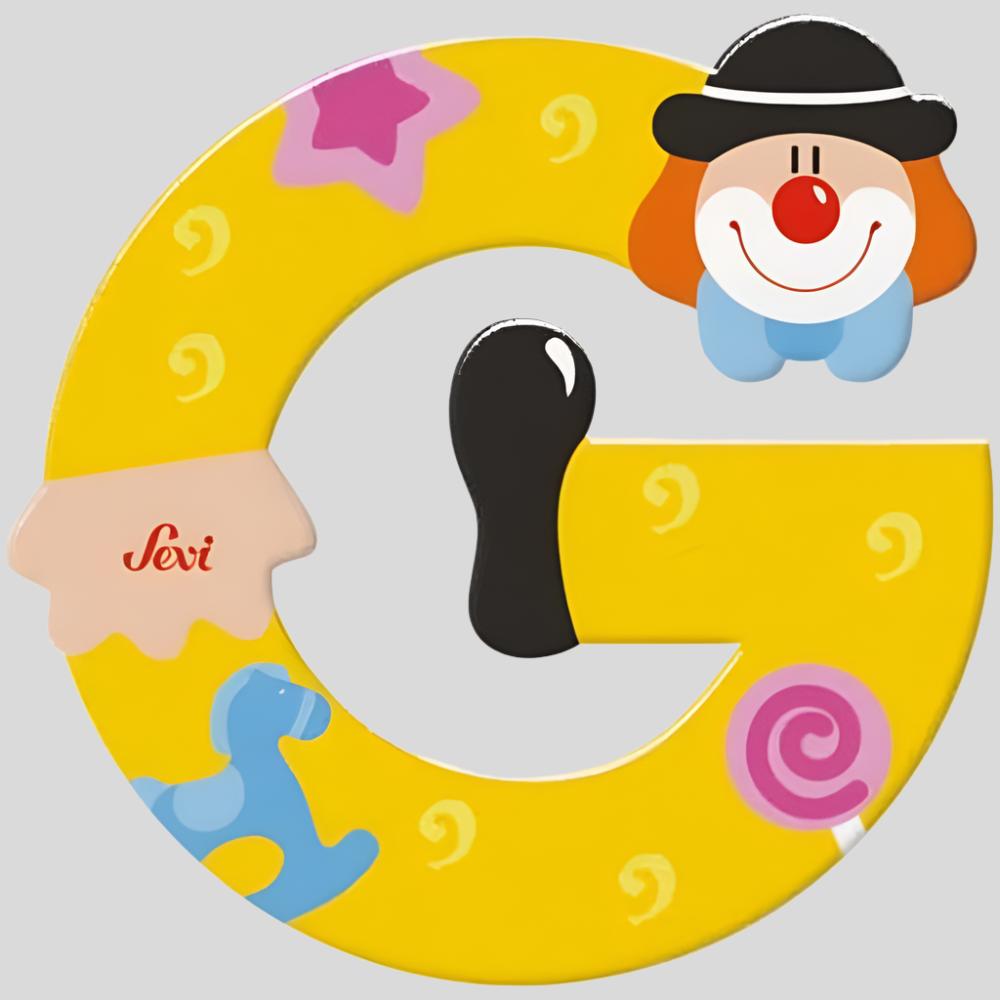 Sevi Wooden Clown Letters