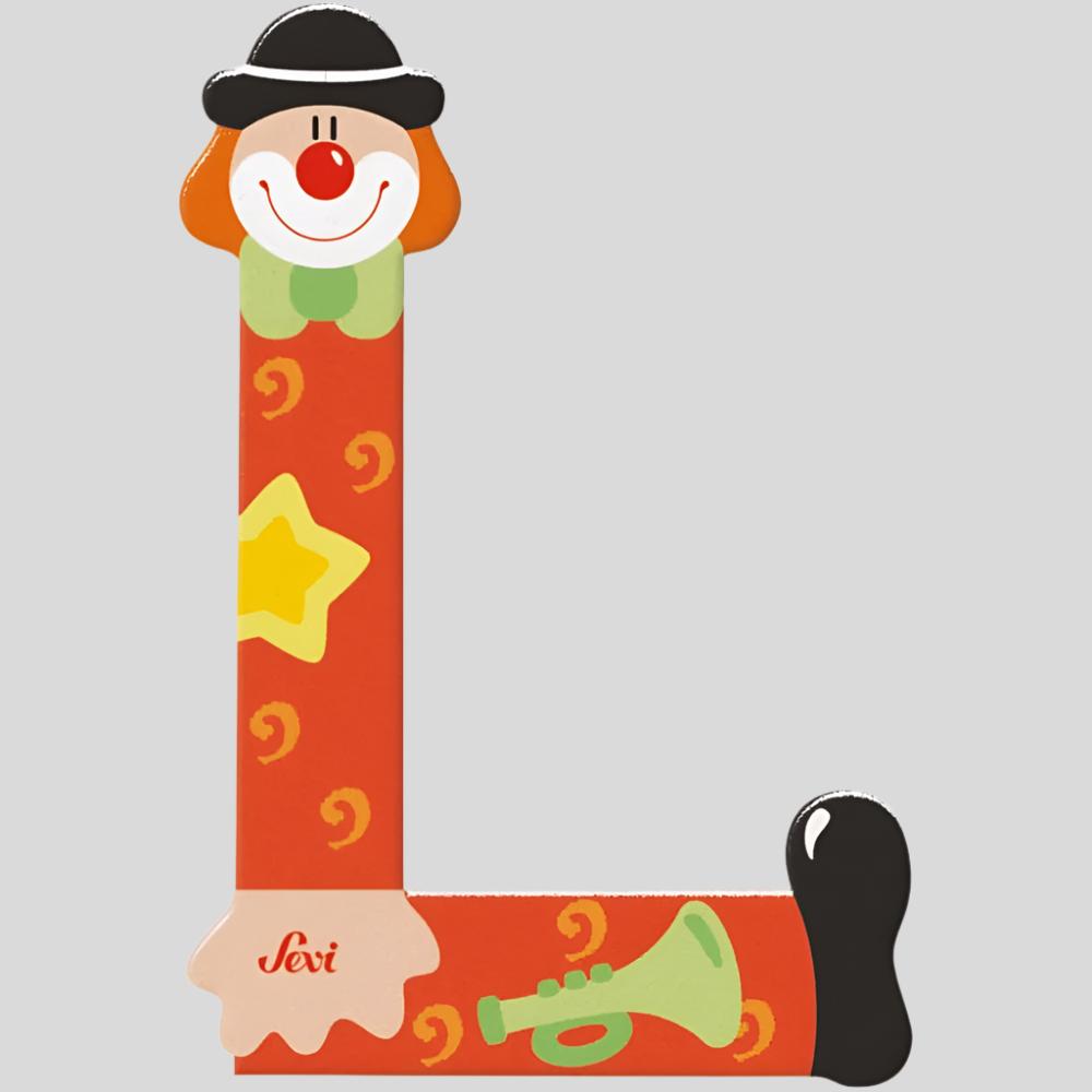 Sevi Wooden Clown Letters