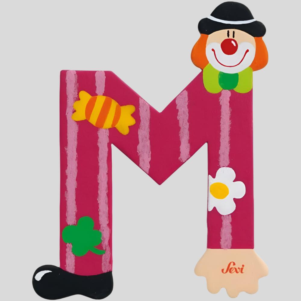 Sevi Wooden Clown Letters