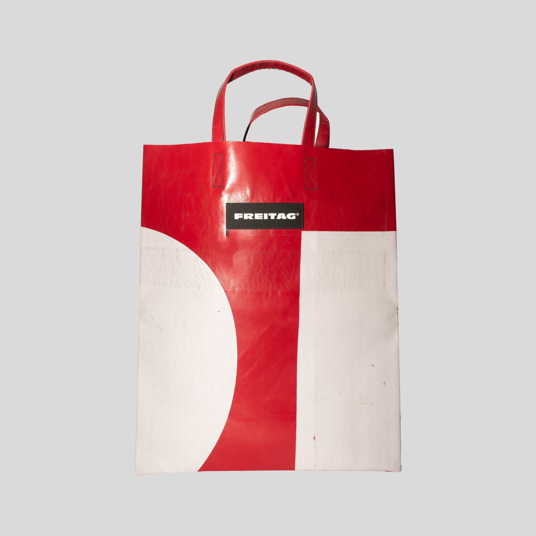 FREITAG エコバッグ ホワイト/レッド FREITAG エコバッグ ホワイト/レッド