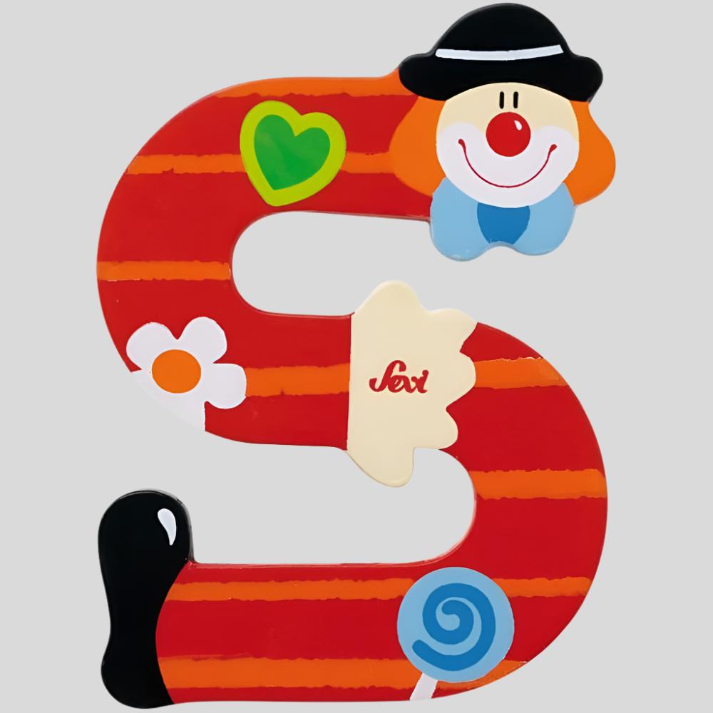 Sevi Wooden Clown Letters