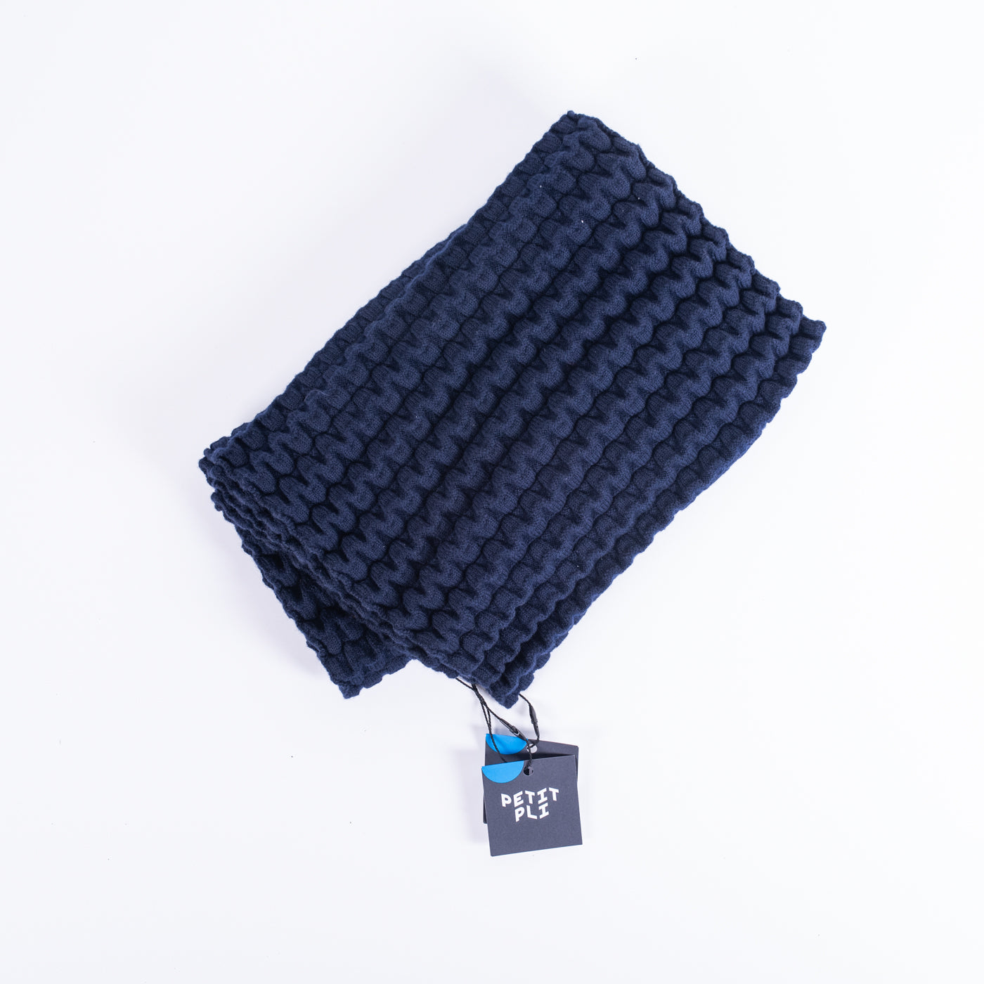 Merino knot-tile scarf, second piece