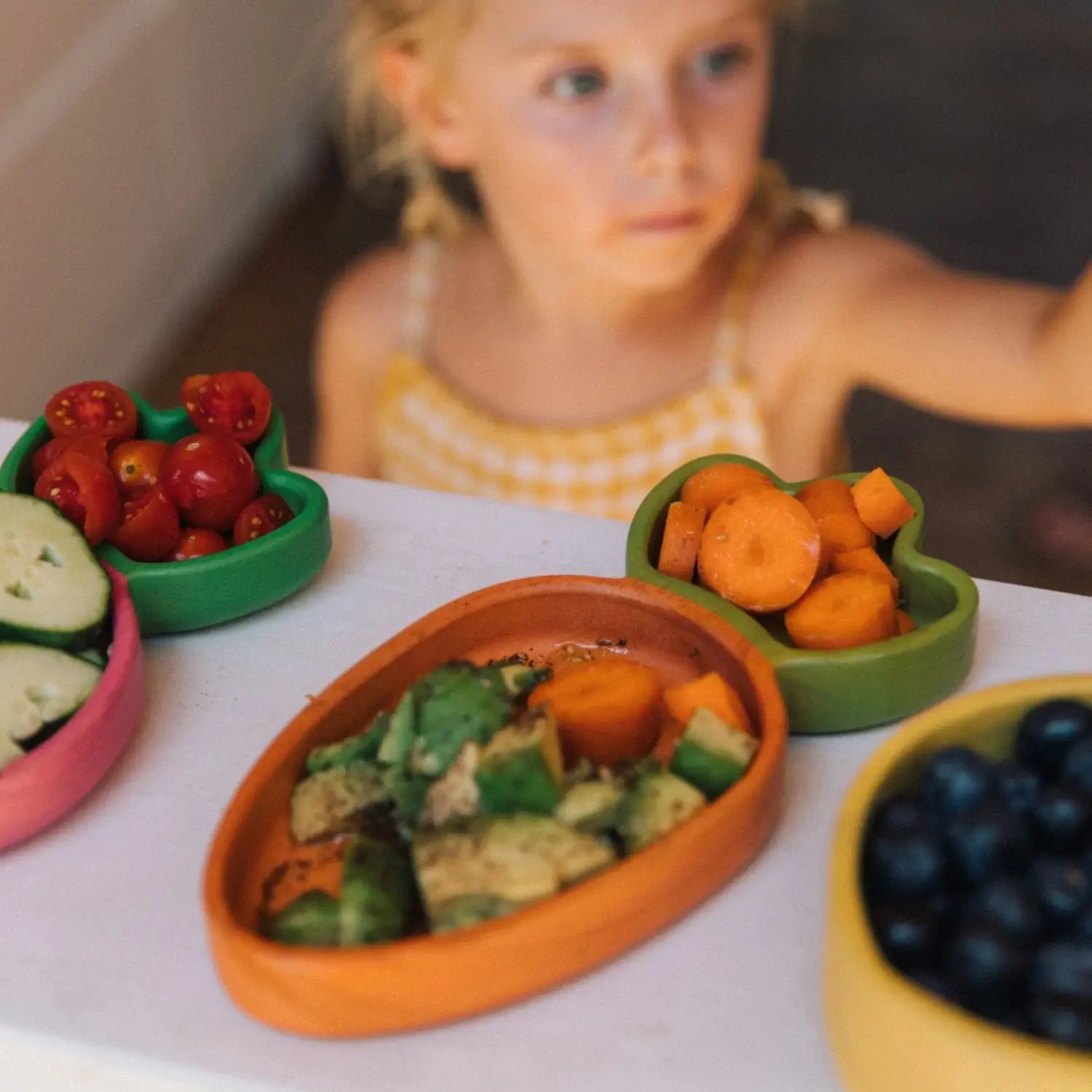 Rubberwood Baby Dinnerware Set - Oli&Carol