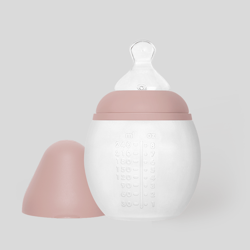 Elhée Bibron baby bottle in Pink