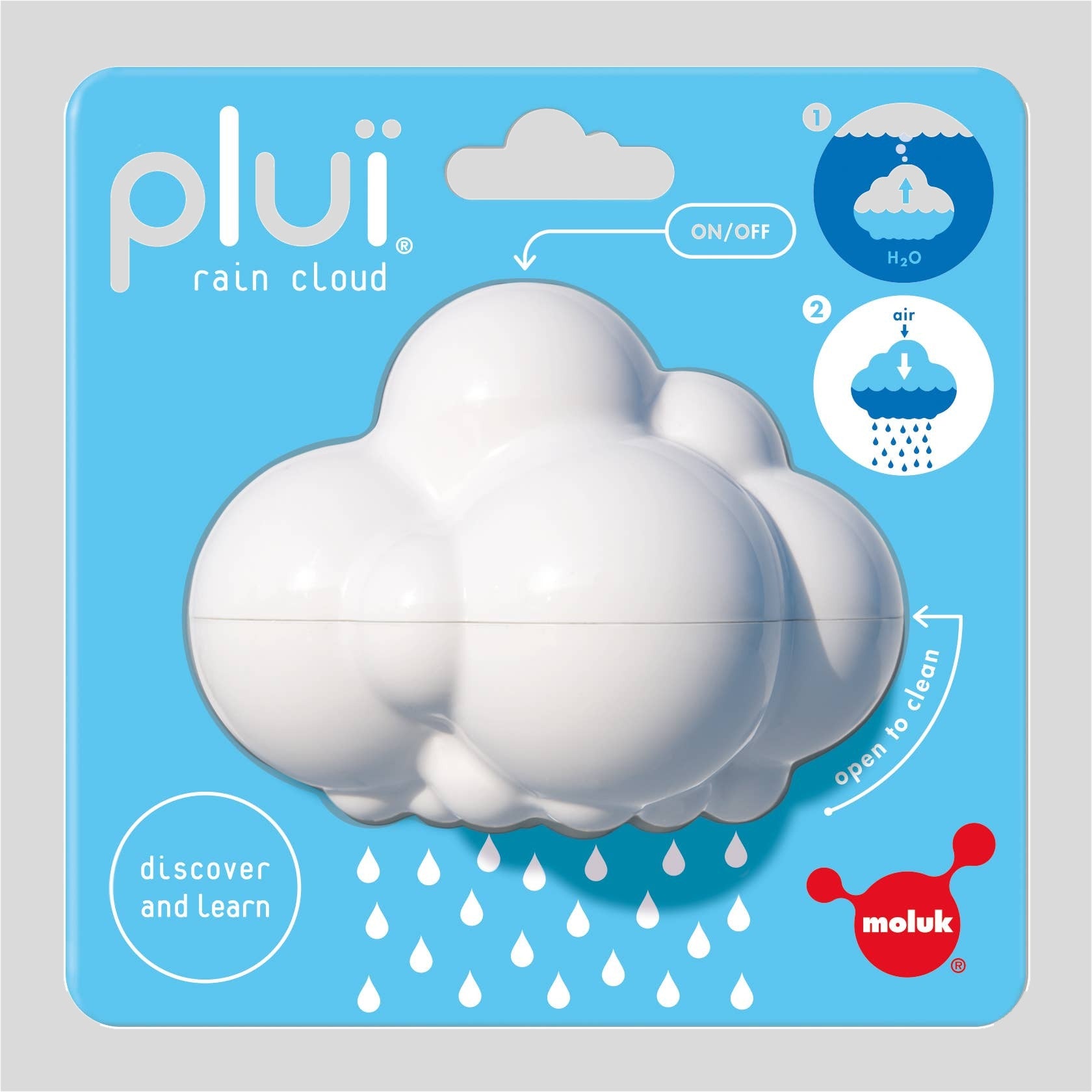 Plui Rain Cloud - Sensory Bath Toy MOLUK