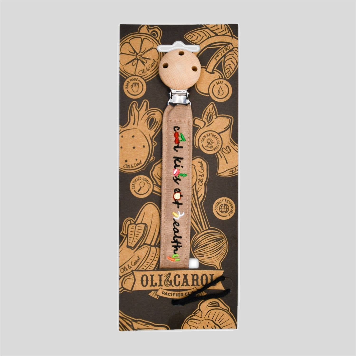 Pacifier Clip - Cool Kids - Oli&Carol