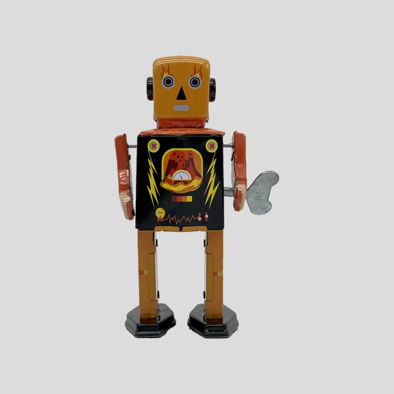 Retro Tin Walking Robot
