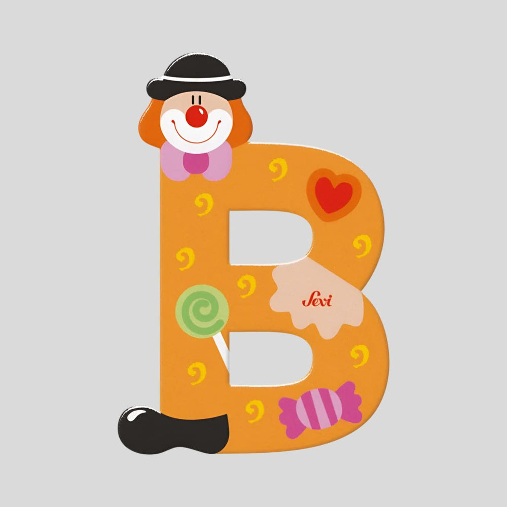 Sevi Wooden Clown Letters