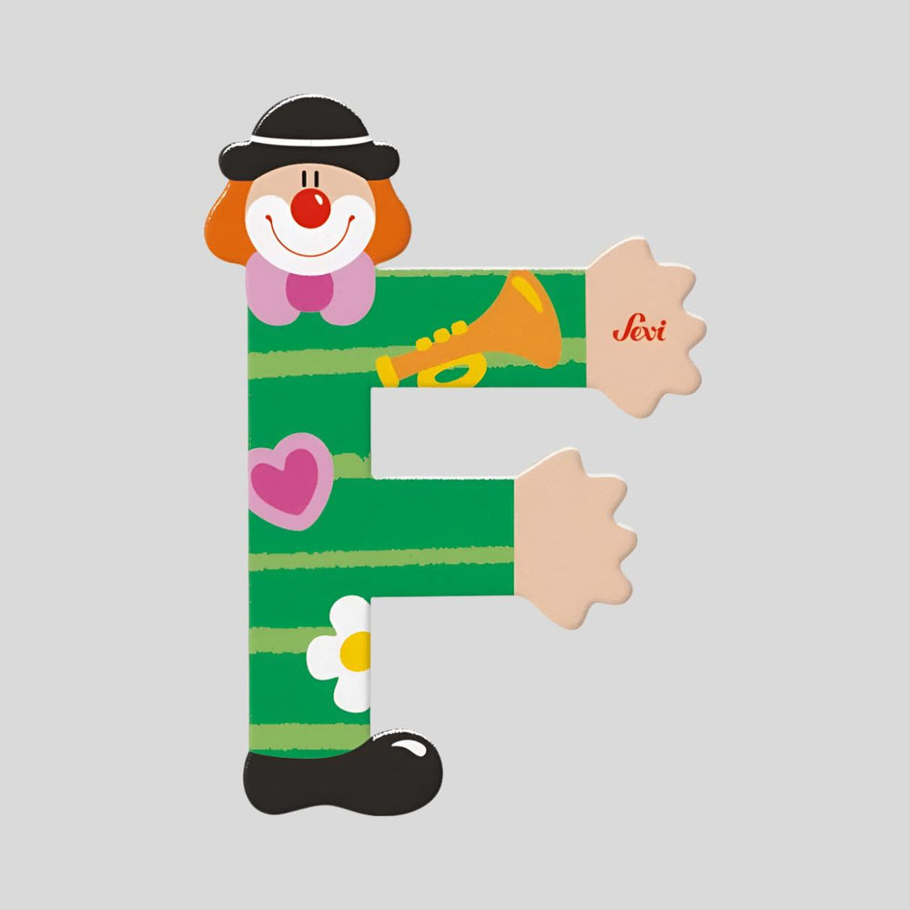 Sevi Wooden Clown Letters