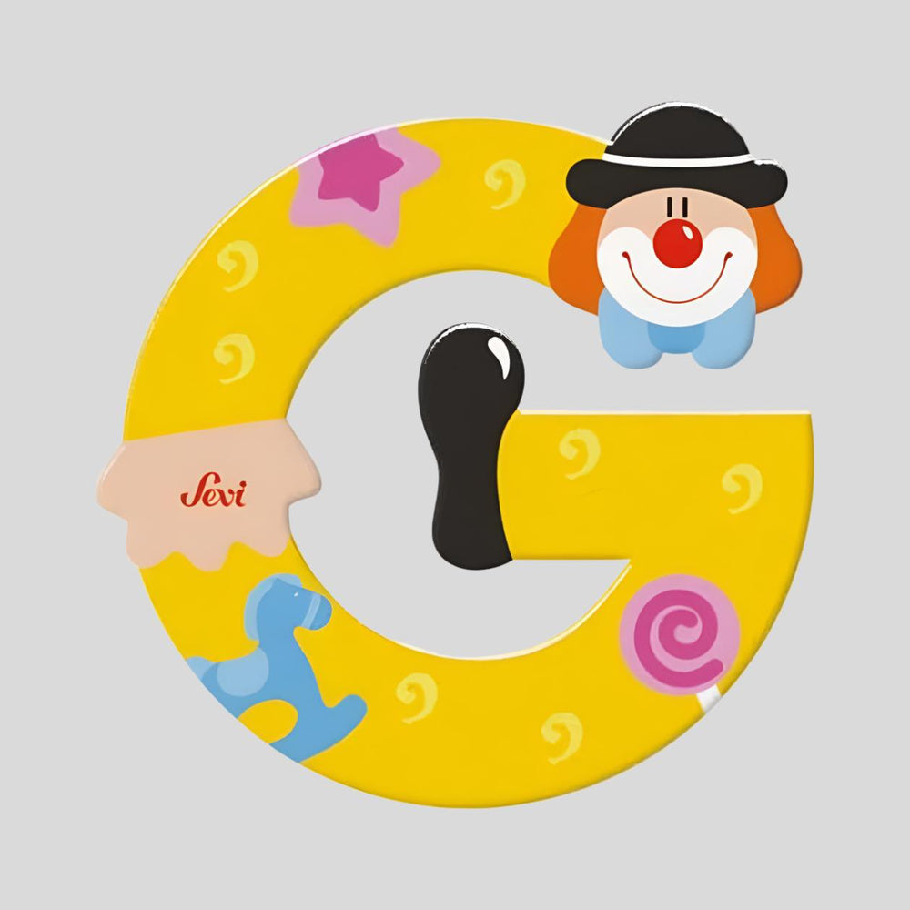 Sevi Wooden Clown Letters