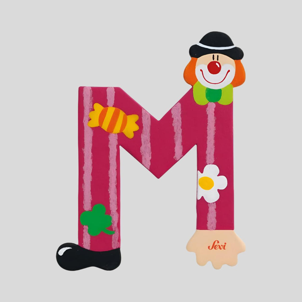Sevi Wooden Clown Letters