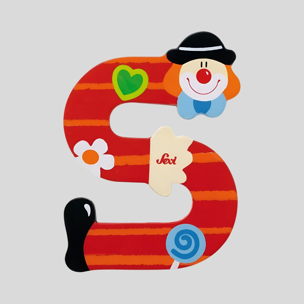 Sevi Wooden Clown Letters