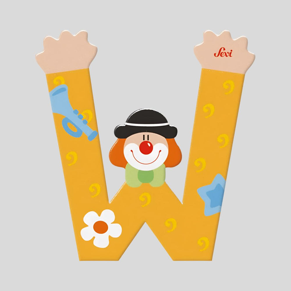Sevi Wooden Clown Letters