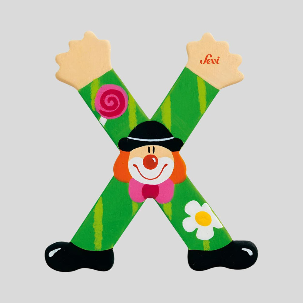 Sevi Wooden Clown Letters